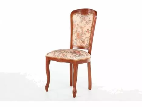 Стул Ницца Вишня/ Игуана серебро (Жаккард)