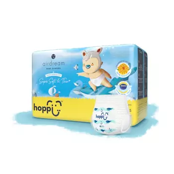 Hoppi AirDream Подгузники-трусики детские 6-11 кг 44 шт