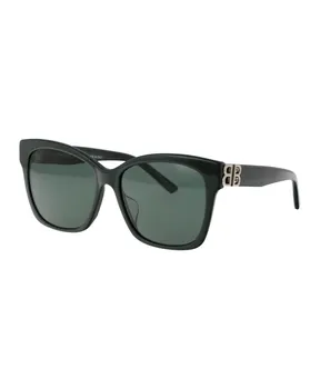Стильные солнцезащитные очки bb0102sa Balenciaga, зеленый