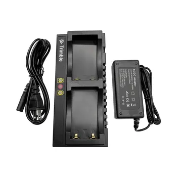 Совершенно новое двойное зарядное устройство для Trimble 5700 5800 R8 R7 R6 GNSS GPS аккумулятор ЕС/США вилка