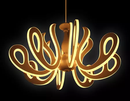 Подвесная люстра Ambrella FK82/8 WH 504W D820