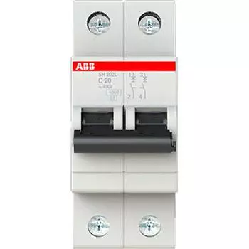 Автоматический выключатель ABB SH202L 1P CN 20 А 4.5 кА 2CDS242001R0204
