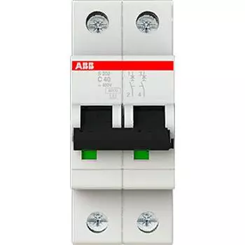 Автоматический выключатель ABB S202 1P N C40 А 6 кА 2CDS252001R0404