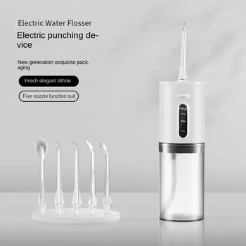 Портативный USB-ирригатор для полости рта с водяной нитью, 280 мл, электрическое устройство для чистки зубов, 3 режима, водонепроницаемый ирригатор
