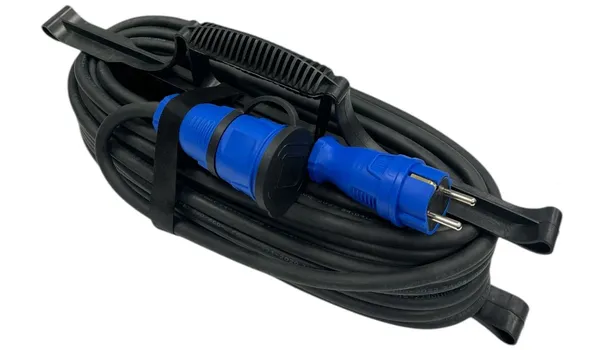 Удлинитель силовой iTOK i-CONNECT-COLOR-SUR-PVS-215-3-54-20-BLUE тип SUR серии iCONNECT COLOR на рамке без земли ПВС 2х1,5 мм 3 гнезда IP54 ГОСТ цвет