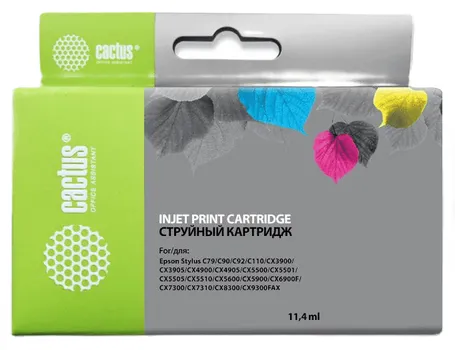 Картридж Cactus CS-EPT0733 для Epson Stylus С79/ C110/ СХ3900/ CX4900/ CX5900/ CX7300/ CX8300/ CX9300, пурпурный, 11.0 мл