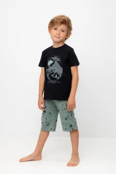 Пижама для мальчиков CROCKID, К 1528/24, цвет - черный3