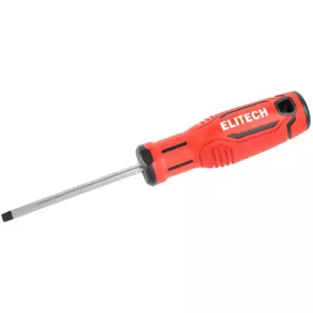 Отвертка прямая Elitech 211102 SL5x75 мм