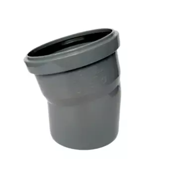 Отвод канализационный Дигор 110x15° полипропилен