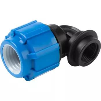 Отвод 90° Политэк 3/4"x32 мм ВР полипропилен 50023234