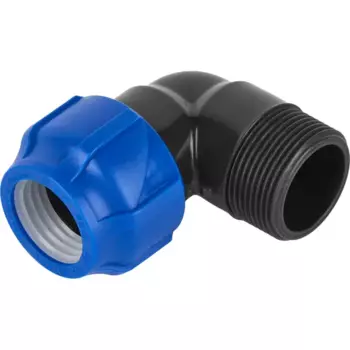 Отвод 90° Valfex 1 1/4"x32 мм НР полипропилен