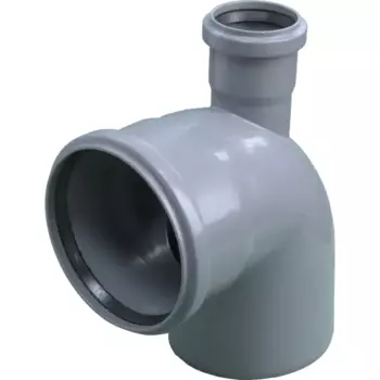 Отвод прямой 110x50 мм 90°