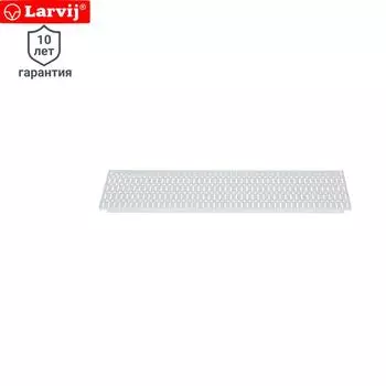 Панель перфорированная Larvij 585x155 мм, цвет белый