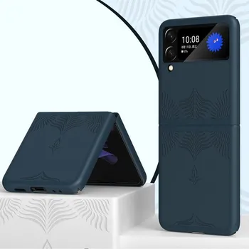 Удобный матовый чехол для мобильного телефона Samsung Galaxy Z Flip 3 5g Flip3 ультратонкие чехлы для защиты от падения for Galaxy Z Flip 3 чёрный