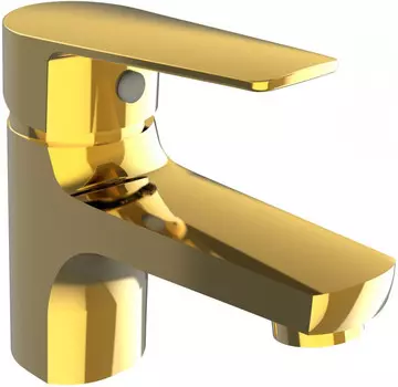 Смеситель для раковины без донного клапана Orange Loop M26-021gold