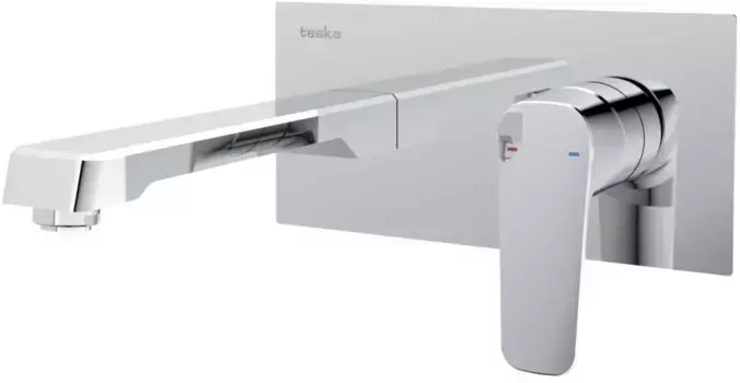 Смеситель для раковины без донного клапана Teska Quarsar E5106