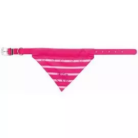 Ошейник Trixie Nylon с галстучком для собак (XS: 19–24 cм/10 мм, Фуксия)