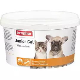 Минеральная смесь Beaphar Junior Cal для котят и щенков 200 г