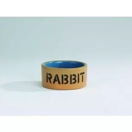 Миска Beeztees керамическая для кролика бежево-голубая (11,5 см, Бежево-голубая)