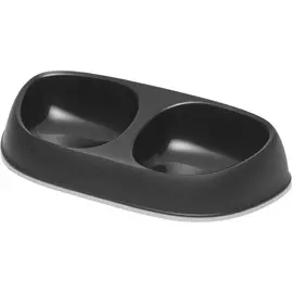 Миска Moderna Sensibowls двойная черная для собак и кошек (2 х 200 мл, Черный)