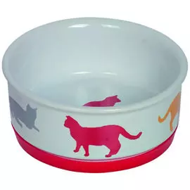 Миска Nobby с рисунком для кошек (200 мл, Белый)