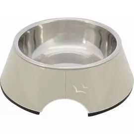 Миска Trixie BE NORDIC стальная с подставкой из меламина песочного цвета (0,2 л х ф 14 см, Песочная)