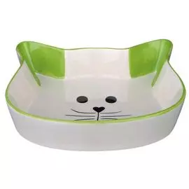 Миска Trixie Cat Face керамическая для кошек (0,25 л/12 см, В ассортименте)