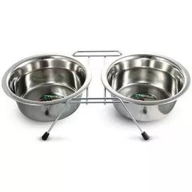 Миски Triol металлические на подставке для собак (200 мл, )