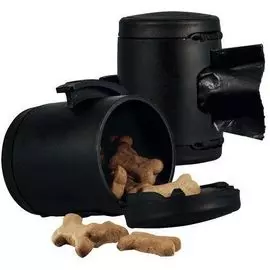 Мультибокс Flexi Vario черный для лакомств (7 x ф 5 cм, черный)