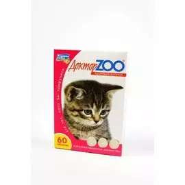 Мультивитаминное лакомство Доктор ZOO Здоровый котенок (120 таб)