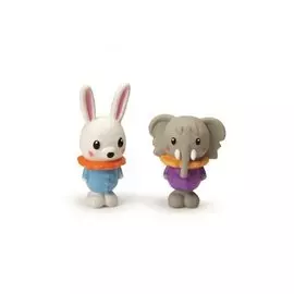 Набор игрушек Beeztees Слоники и Кролики латекс для собак (10 см, )