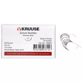 Набор Kruuse колющих хирургических игл (1/2) (10 шт: 23 мм)