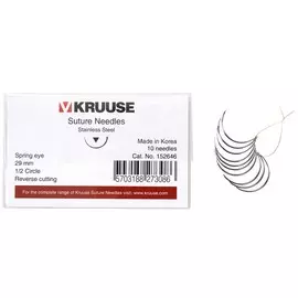 Набор Kruuse режущих хирургических игл (1/2) (10 шт: 29 мм)