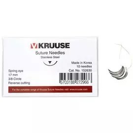 Набор Kruuse режущих хирургических игл (3/8) (10 шт: 17 мм)