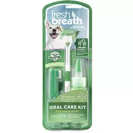 Набор TropiClean Fresh Breath для ухода за зубами собак мини-пород (59 мл)