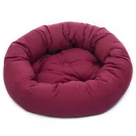 Нано лежанка Dog Gone Smart Donut овальная для собак (68 см, Вишневый)