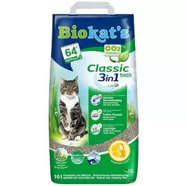 Наполнитель Biokat's Classic Fresh комкующийся для кошек (10 л (9,9 кг),)