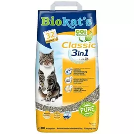 Наполнитель Biokat's Classic комкующийся для кошек (10 л (9,9 кг))