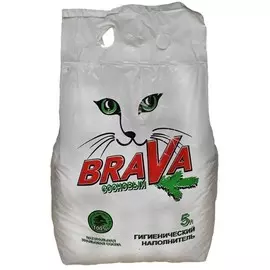 Наполнитель Brava Сосновый для кошачьего лотка (5 л (3 кг),)