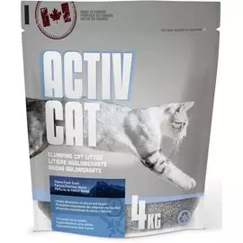 Наполнитель Canada Litter ActivCat комкующийся аромат альпийской свежести для кошек (4 кг, Альпийская свежесть)
