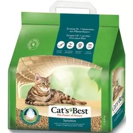 Наполнитель Cat's Best Sensitive комкующийся древесный для кошачьих туалетов (8 л (2,9 кг))