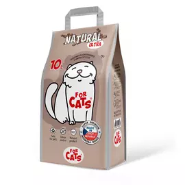 Наполнитель For Cats комкующийся для кошачьих туалетов (10 л (8 кг))