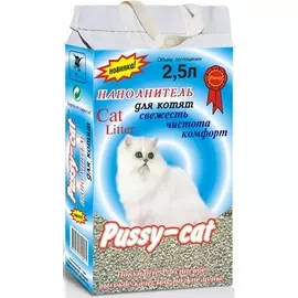 Наполнитель Pussy-Cat впитывающий океанический для котят (2,5 л (1,5 кг))
