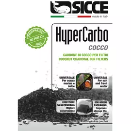 Наполнитель Sicce для фильтров Hypercarbo Cocco активированный уголь (2 х 150 г)