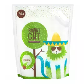 Наполнитель Smart Cat силикагелевый с ароматом алоэ для кошек (7,6 л (3,32 кг))