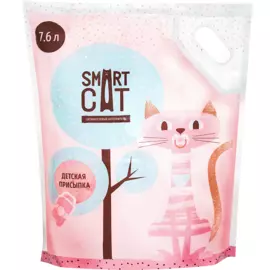 Наполнитель Smart Cat силикагелевый с ароматом детской присыпки для кошек (7,6 л (3,32 кг))