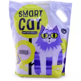 Наполнитель Smart Cat силикагелевый с ароматом лаванды для кошек (7,6 л (3,32 кг))