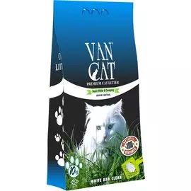Наполнитель Van Cat Fresh комкующийся глиняный с ароматом Весенней свежести для кошек (10 кг)