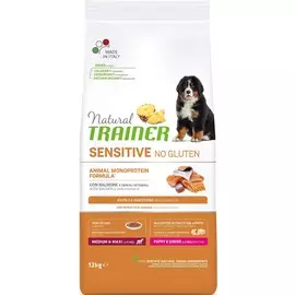 Natural Trainer Sensitive No Gluten Puppy&amp;Junior Medium&amp;Maxi Salmon and rice dry (12 кг)