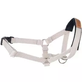 Недоуздок Amiplay Cotton бежевый для собак породы йоркширский терьер (XS: 10-18 (a) x 19-25 (b) x 1,5 см, Бежевый)